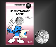 10 EURO Schlumpf-Poete Frankreich 2020